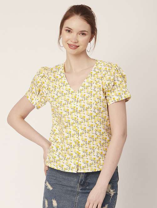women's straight v neck top - 20152444 -  Standard Image - 0