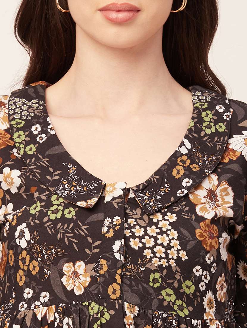 women's peplum overlap neck top - 20152450 -  Standard Image - 4