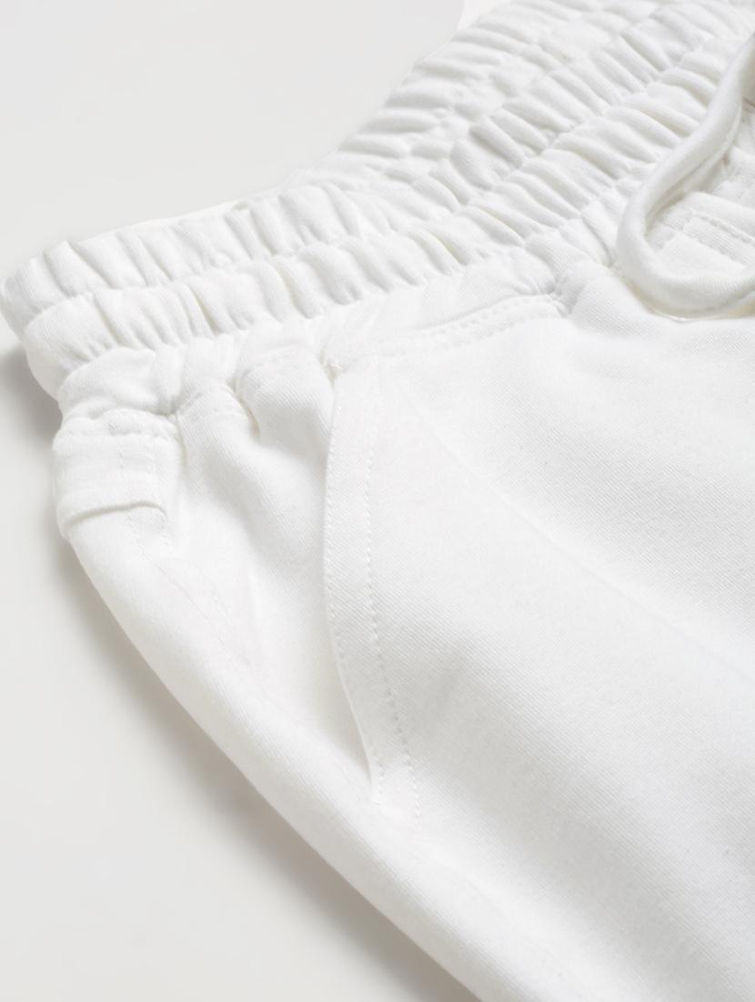 plus size white solid cargo trouser - 20152929 - Standard Image - 4