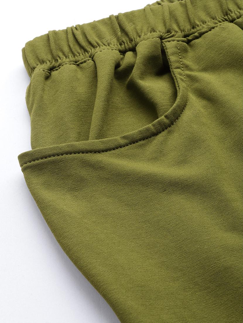 plus size green solid bootcut trouser - 20152956 - Standard Image - 4