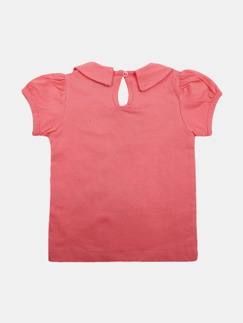 girls peter pan neck top - 20153306 -  Standard Image - 1
