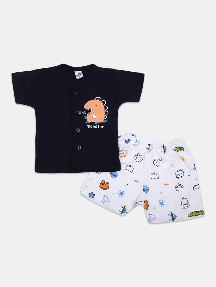 pack of 2 multi colored printed shorts twin set - 20153545 -  Standard Image - 1