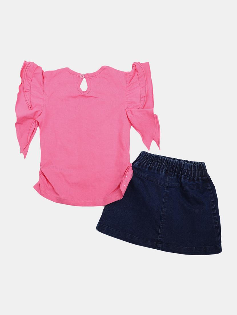 kids printed skirt top set - 20153550 - Standard Image - 1