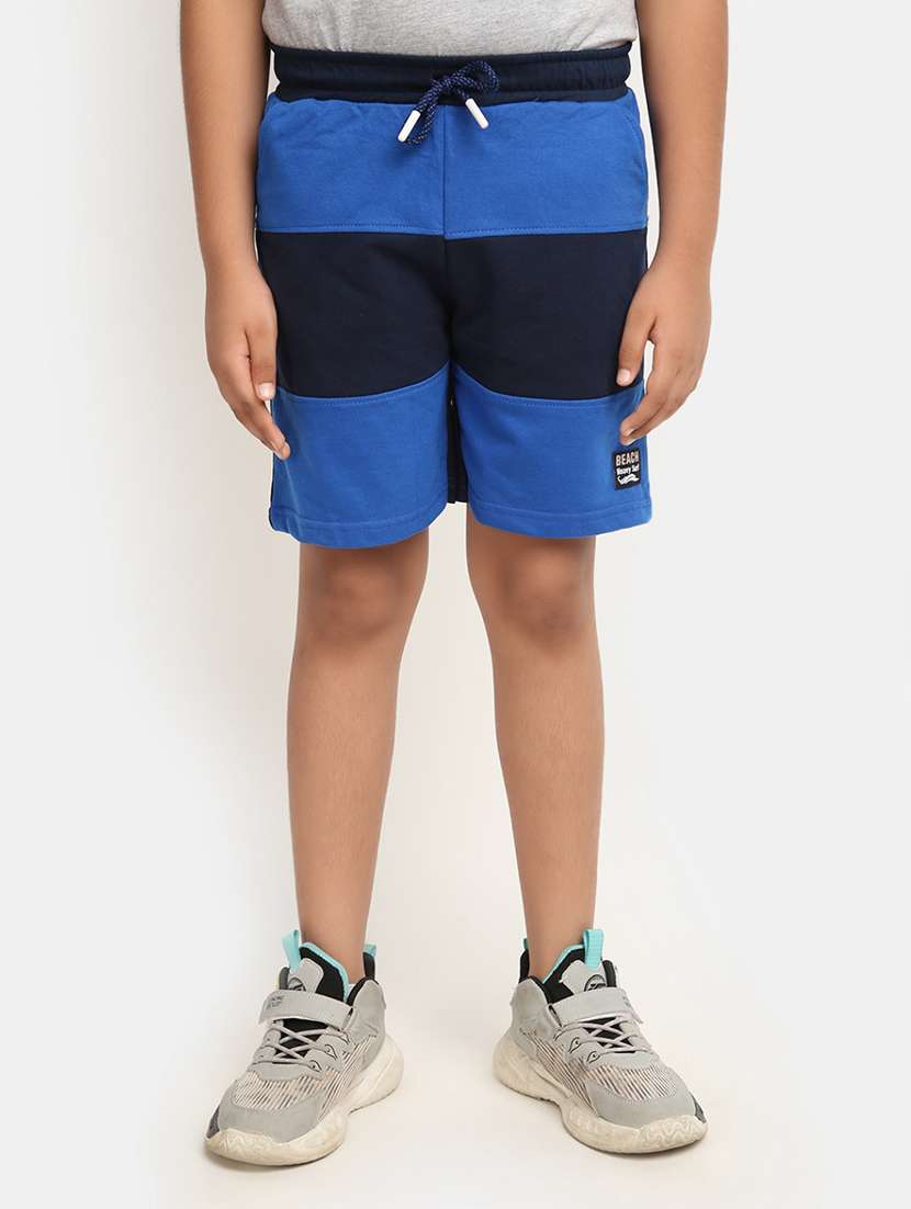 boys color blocked shorts 