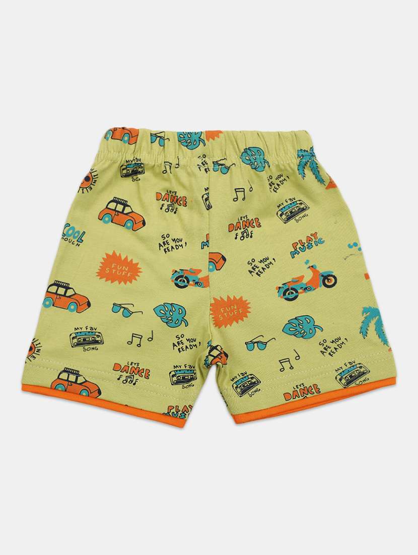 pack of 2 multi colored printed shorts - 20153633 -  Standard Image - 4