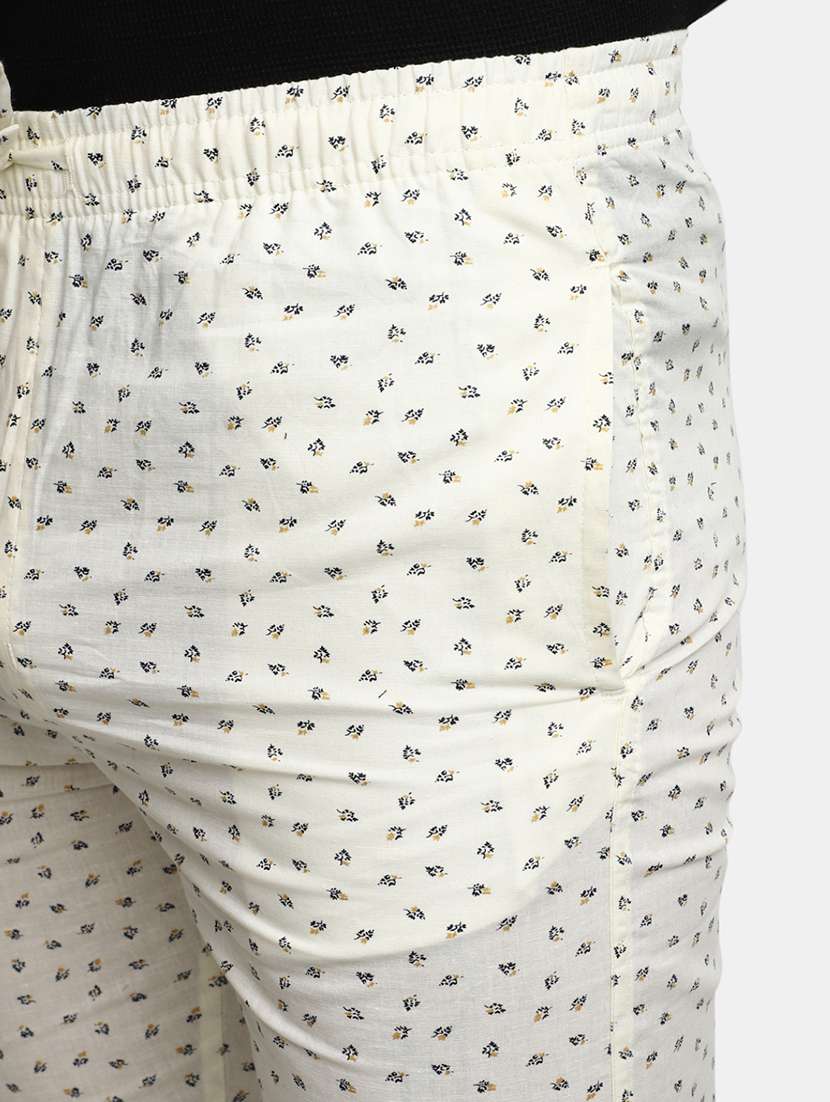 men printed mid rise three fourth - 20154300 -  Standard Image - 4