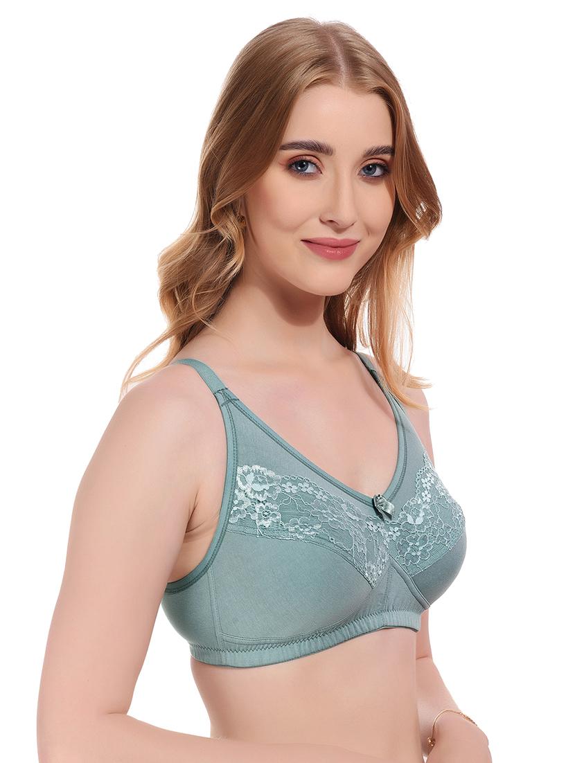 sea green lycra t-shirt bra - 20154372 - Standard Image - 1