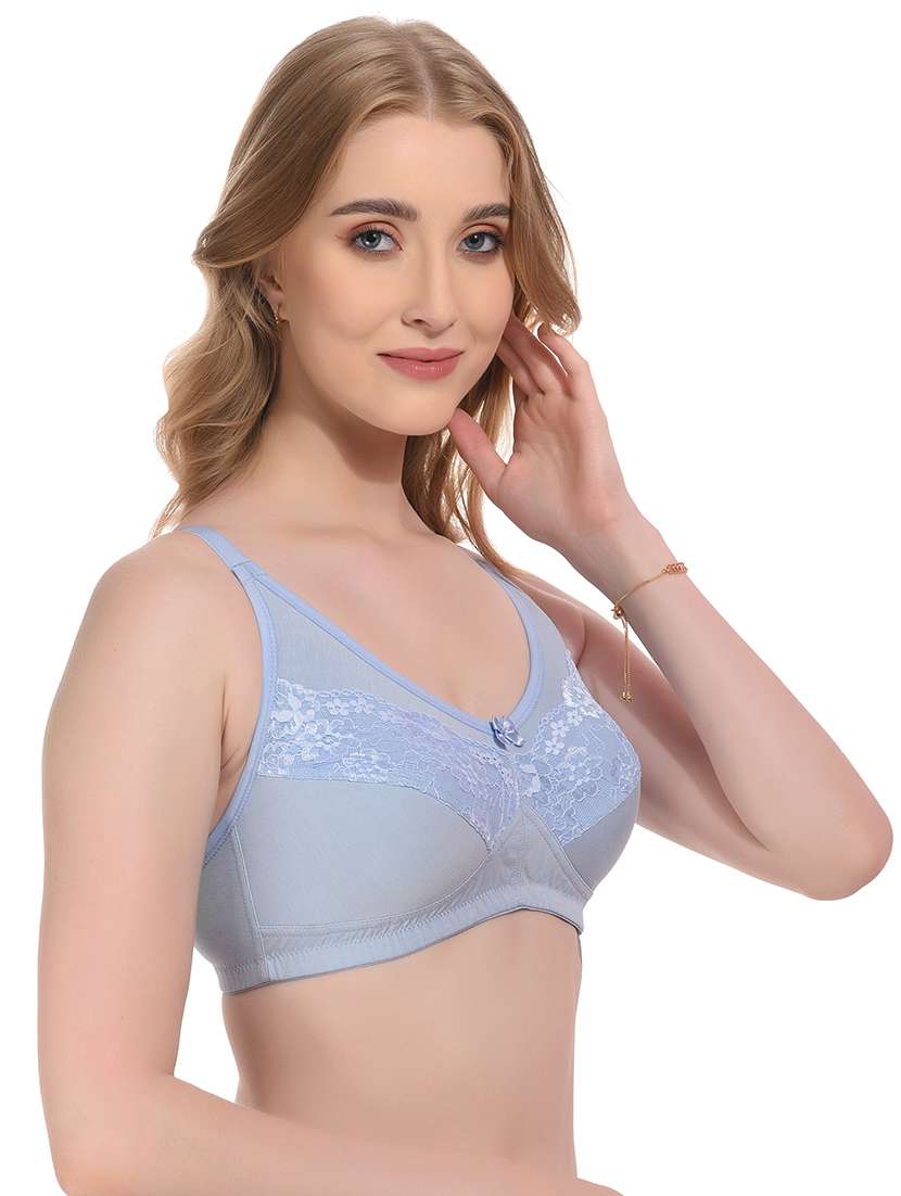 light blue lycra t-shirt bra - 20154375 -  Standard Image - 1