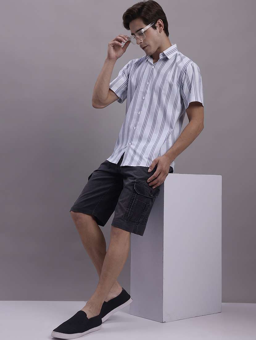 mens stripes casual shirt - 20154825 -  Standard Image - 4