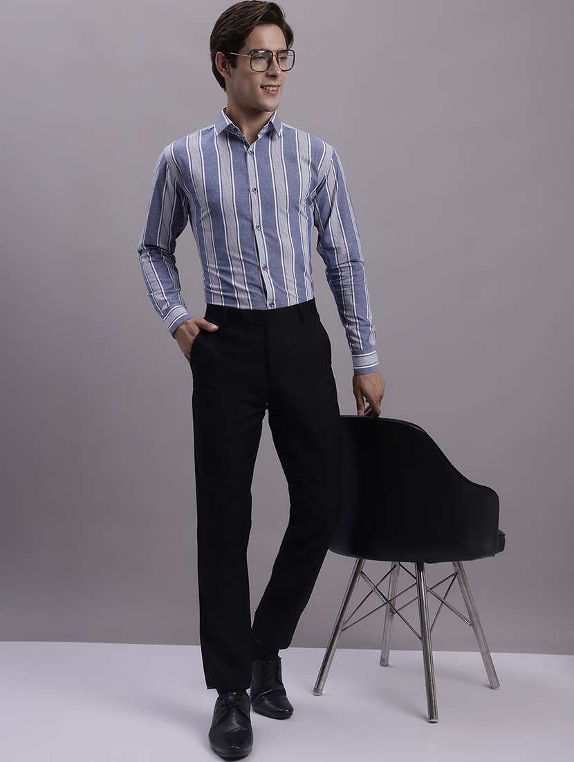 mens stripes formal shirt - 20154847 -  Standard Image - 4