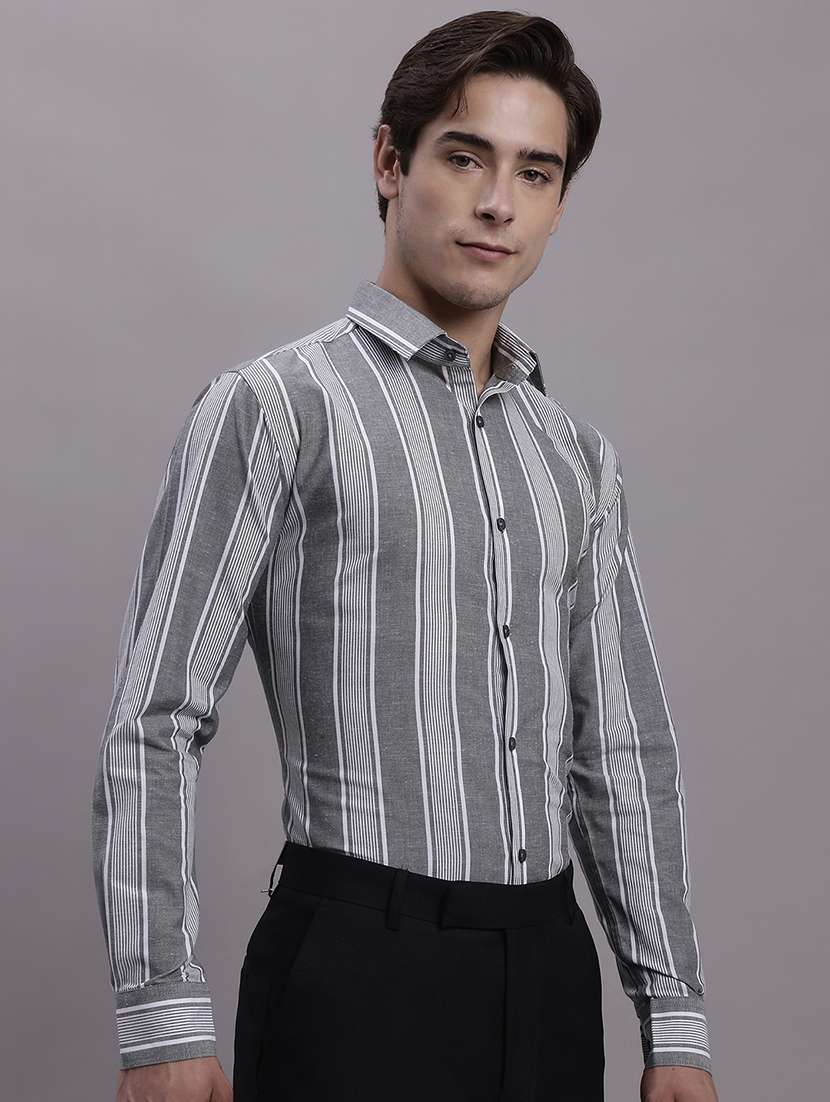 mens stripes formal shirt - 20154848 -  Standard Image - 1