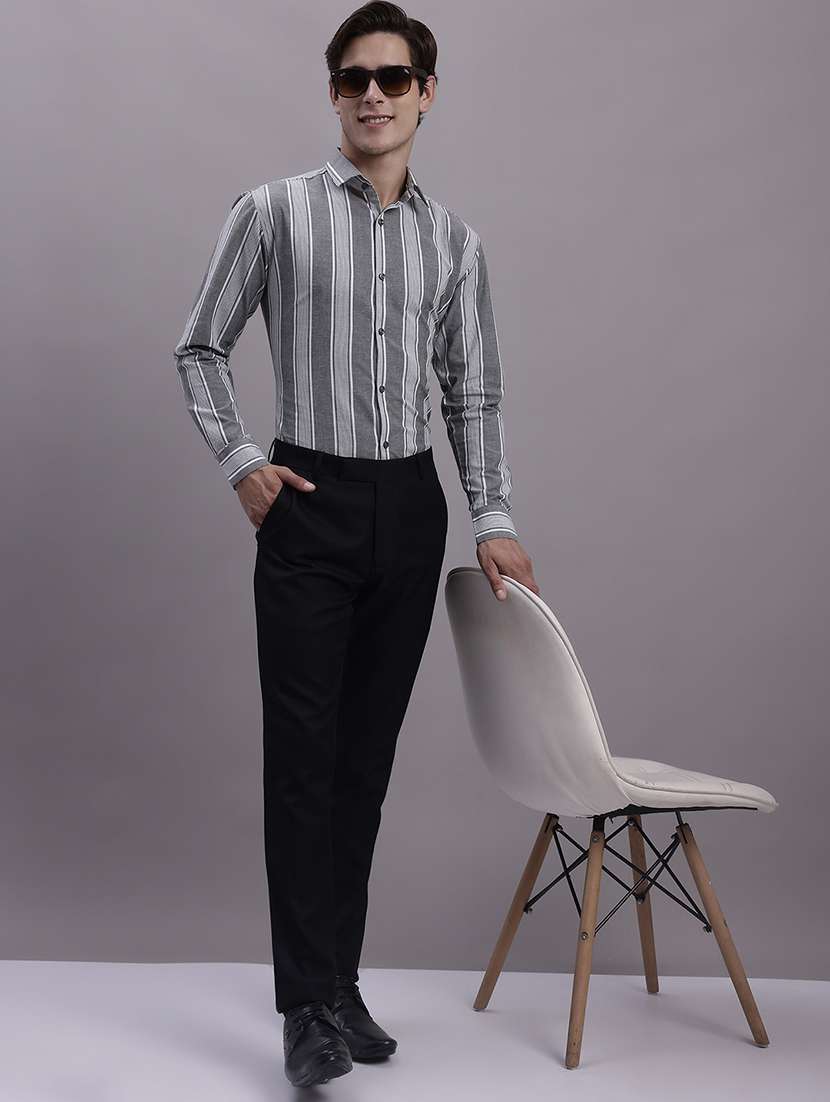 mens stripes formal shirt - 20154848 -  Standard Image - 4