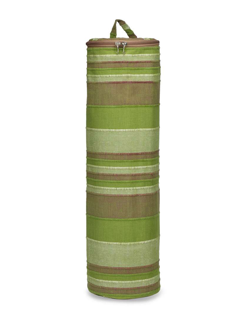 unisex green cotton dufflebag - 20154875 -  Standard Image - 1