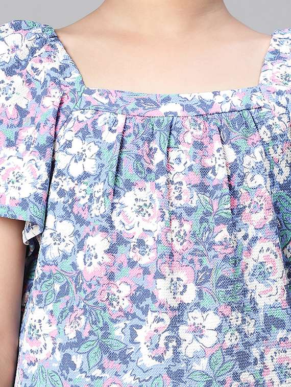 girls square neck top - 20155518 -  Standard Image - 4