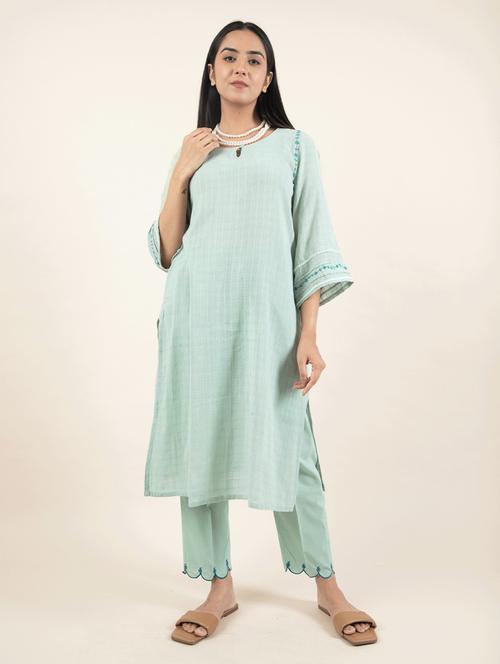 women's straight kurta - 20155534 - Standard Image - 0