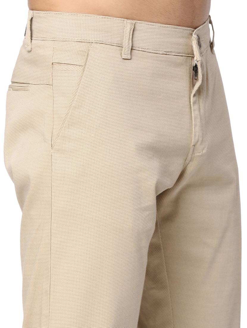 beige cotton chinos casual trouser - 20156035 - Standard Image - 4