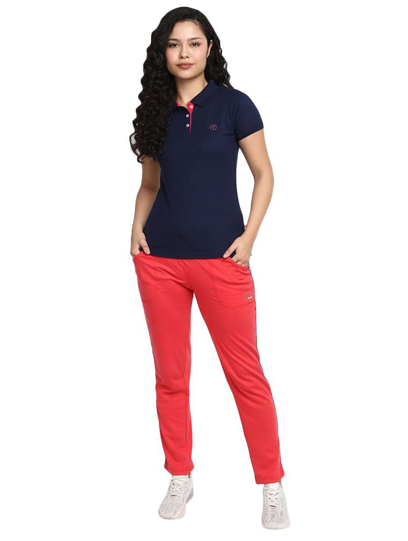 women's plain polo neck t-shirt - 20156125 -  Standard Image - 4