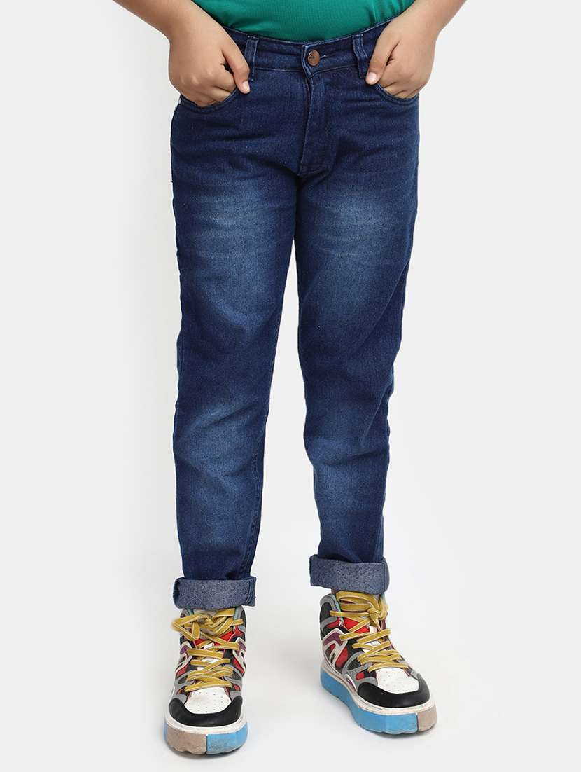 boy's plain slim fit jeans