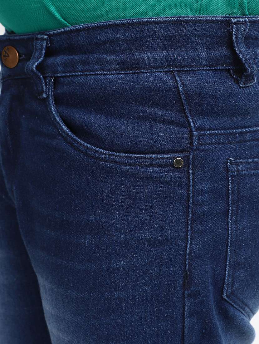 boy's plain slim fit jeans - 20156138 -  Standard Image - 4