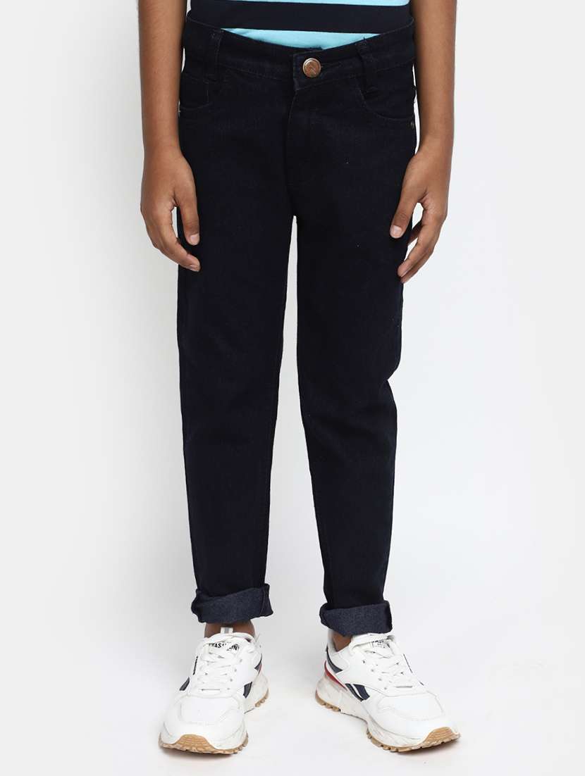 boy's plain slim fit jeans