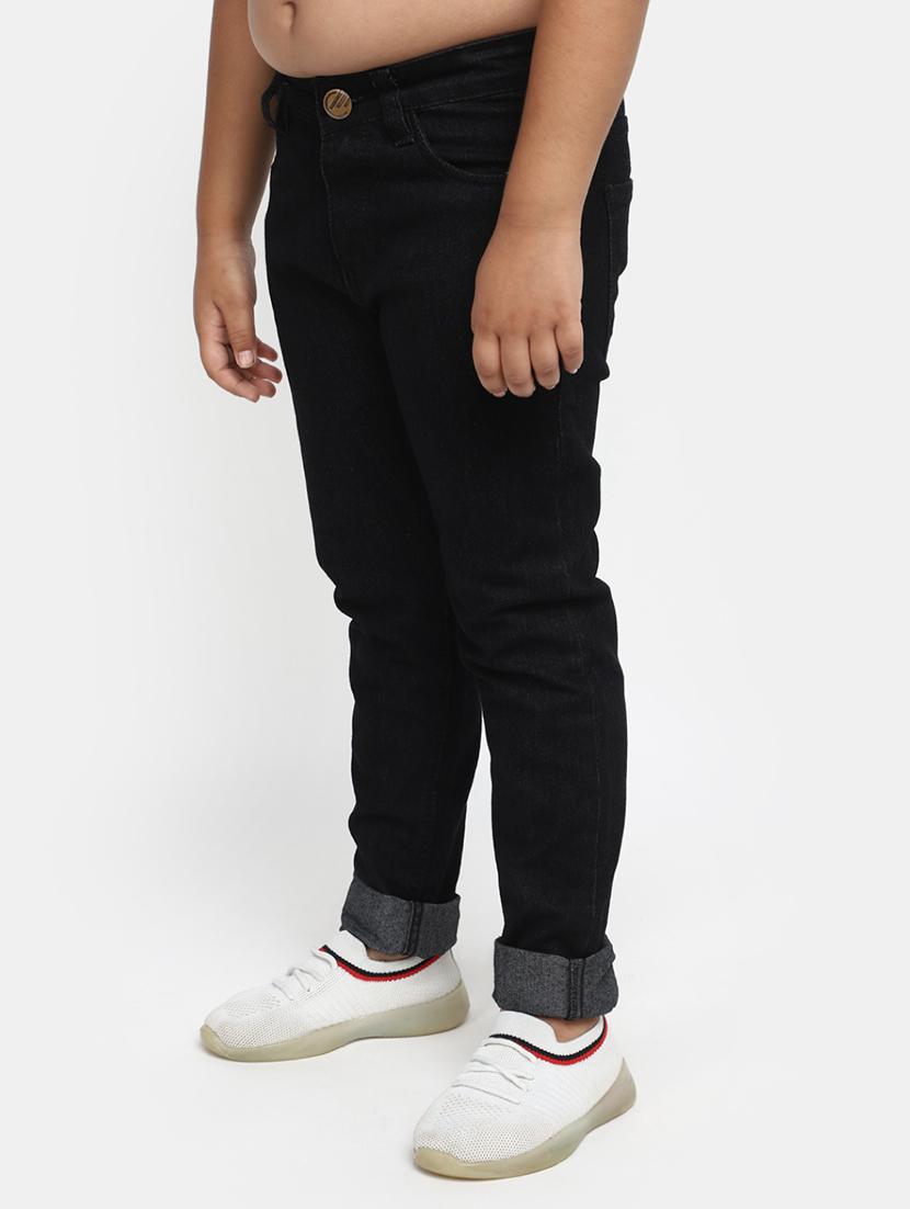 boy's plain slim fit jeans - 20156156 - Standard Image - 1