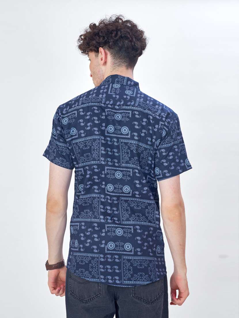 mens paisley casual shirt - 20156468 -  Standard Image - 4