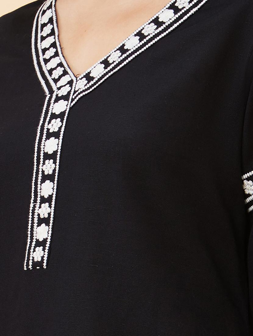 women's straight kurta - 20158110 - Standard Image - 4