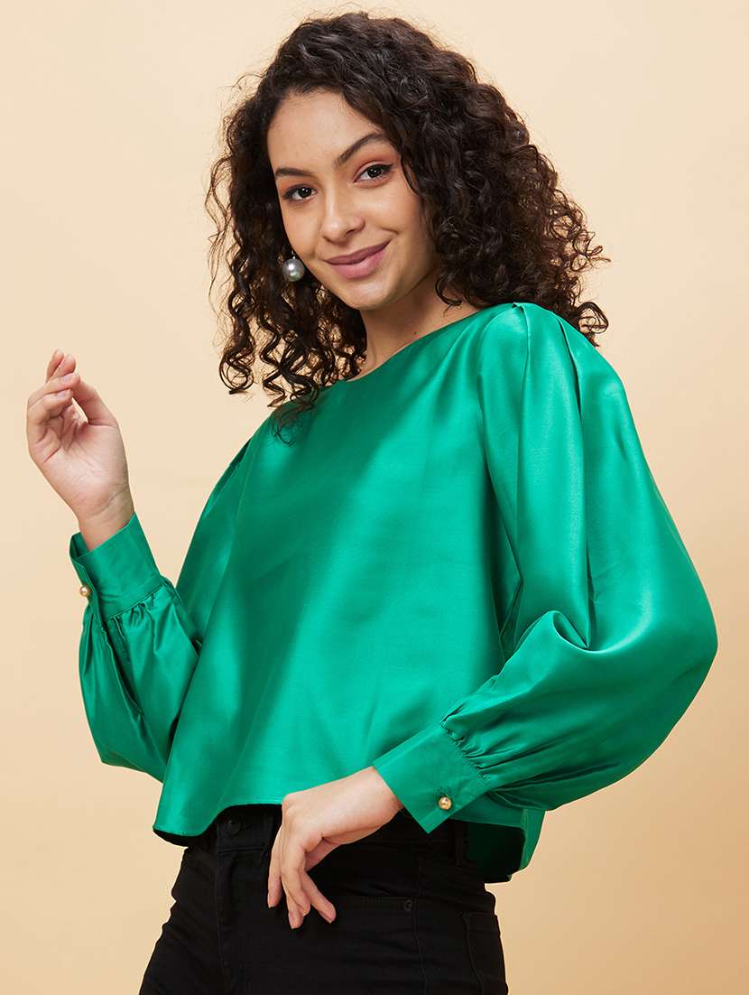 women's straight boat neck top - 20158153 -  Standard Image - 1