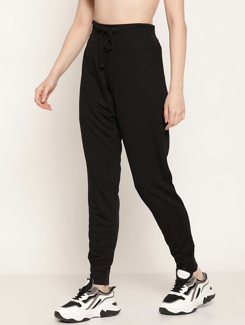 women solid jogger - 20159313 -  Standard Image - 1