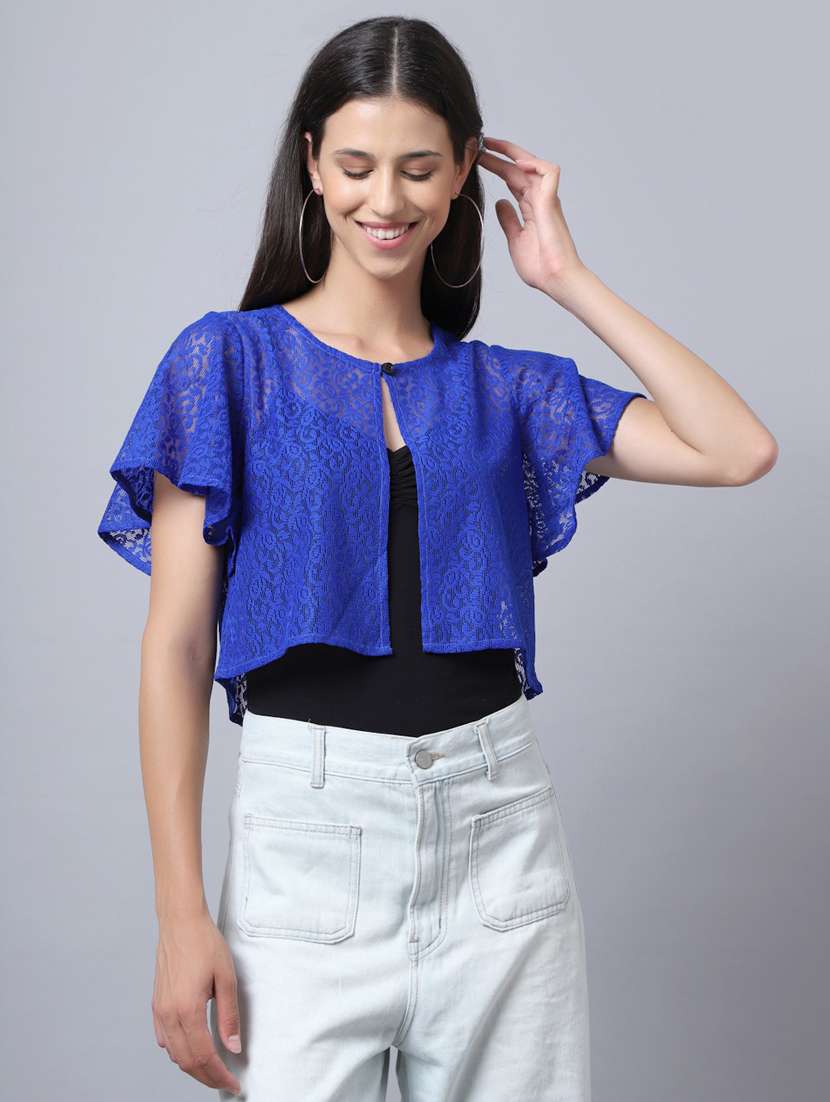 blue net shrug