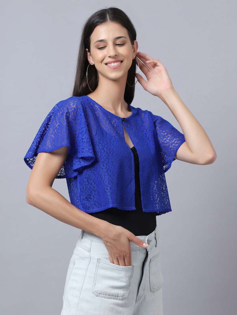 blue net shrug - 20159534 -  Standard Image - 1