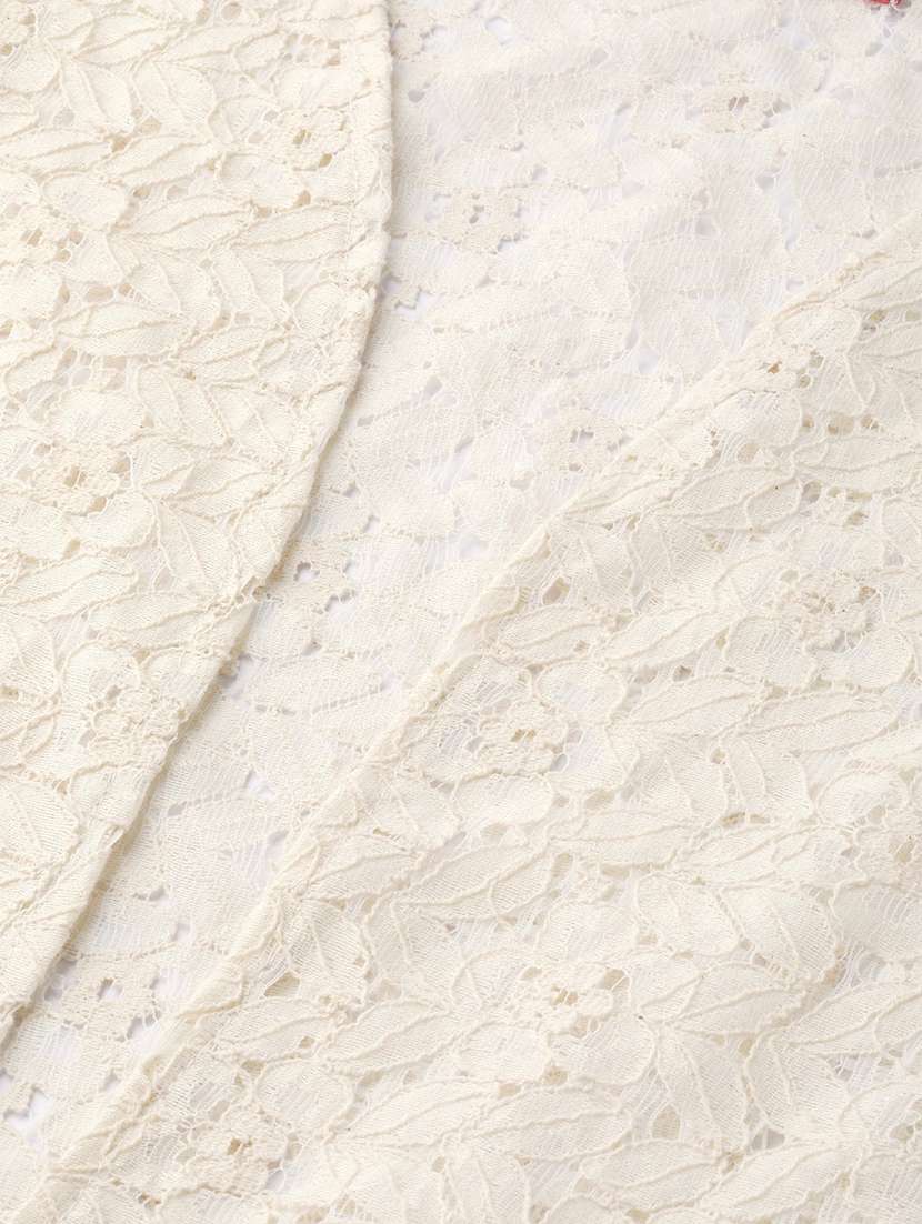 beige cotton blend shrug - 20159630 -  Standard Image - 4