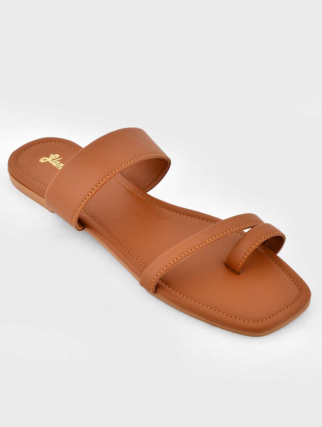 women solid slip on sandal - 20160141 -  Standard Image - 1
