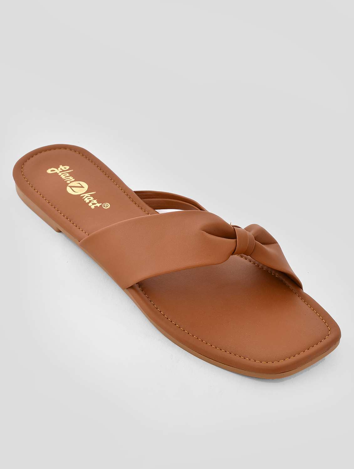 women solid slip on sandal - 20160148 -  Standard Image - 1