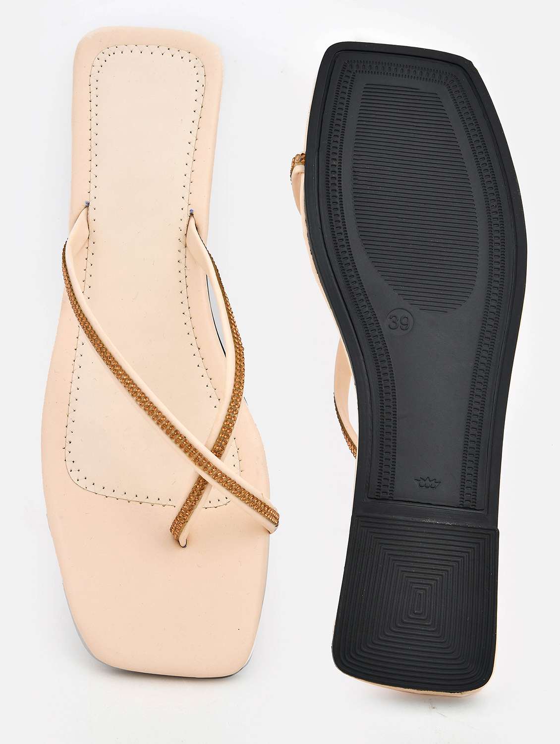 women solid slip on sandal - 20160204 - Standard Image - 4