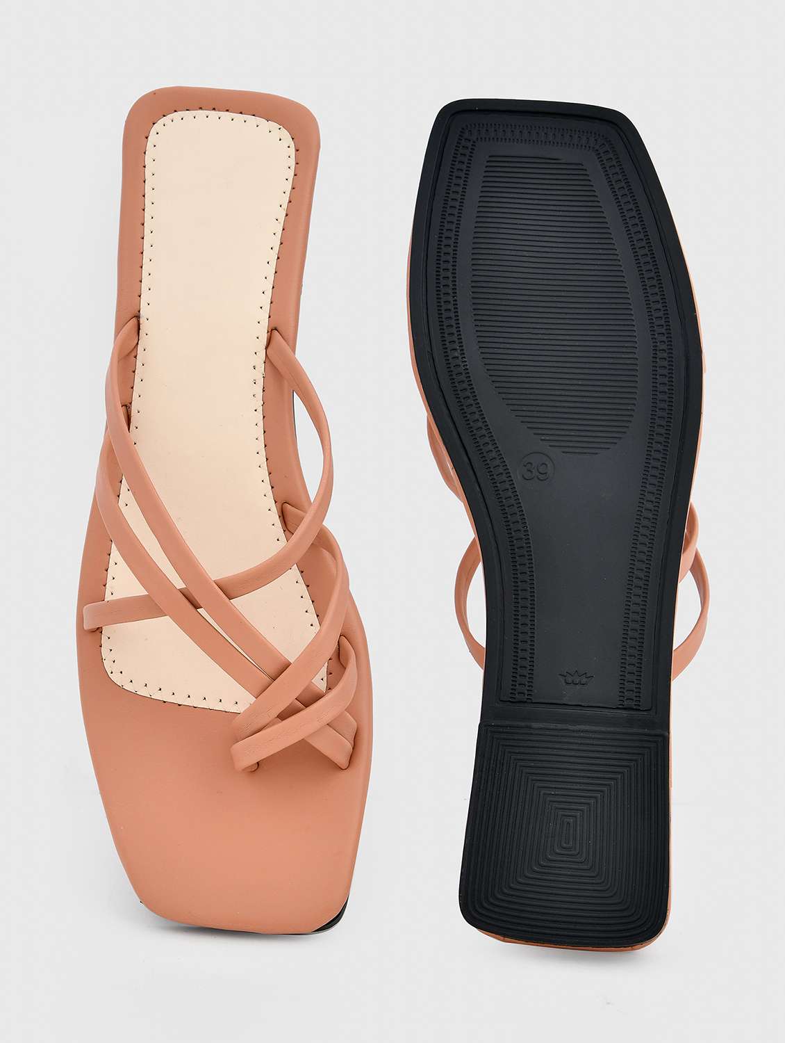 women solid slip on sandal - 20160206 - Standard Image - 4