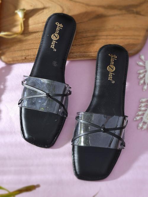 women solid slip on sandal - 20160218 -  Standard Image - 0