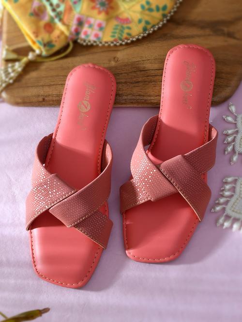 women solid slip on sandal - 20160224 -  Standard Image - 0