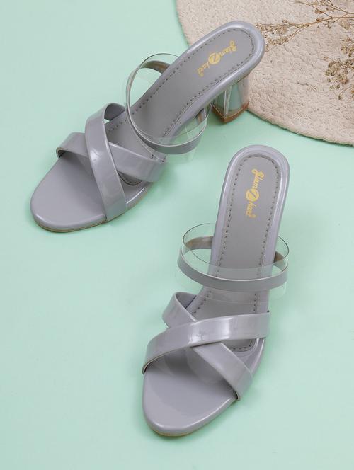 women slip on block heel sandal - 20160228 - Standard Image - 0