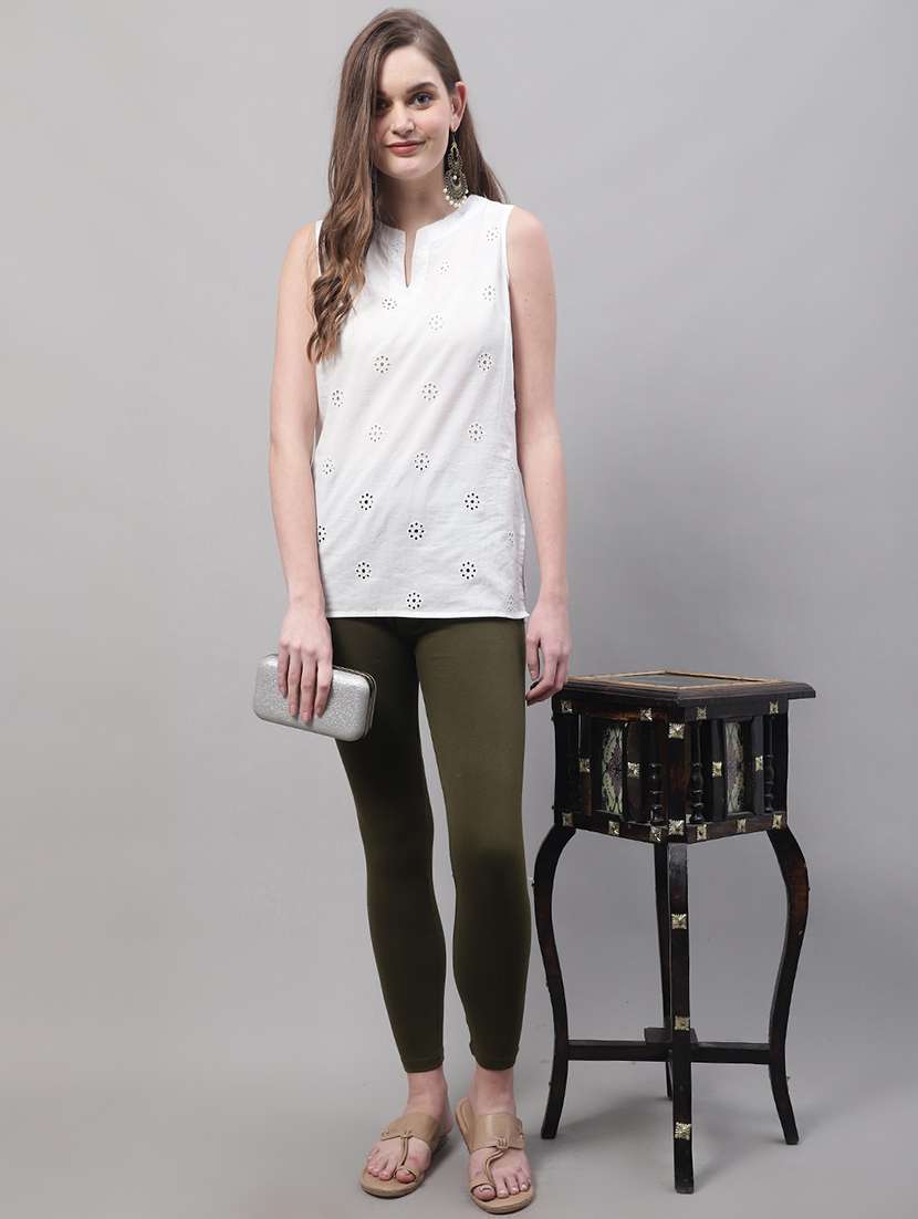 pack of 2 solid leggings - 20160267 -  Standard Image - 4