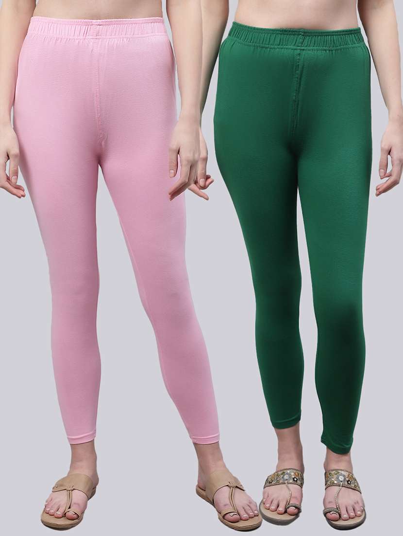 pack of 2 solid leggings