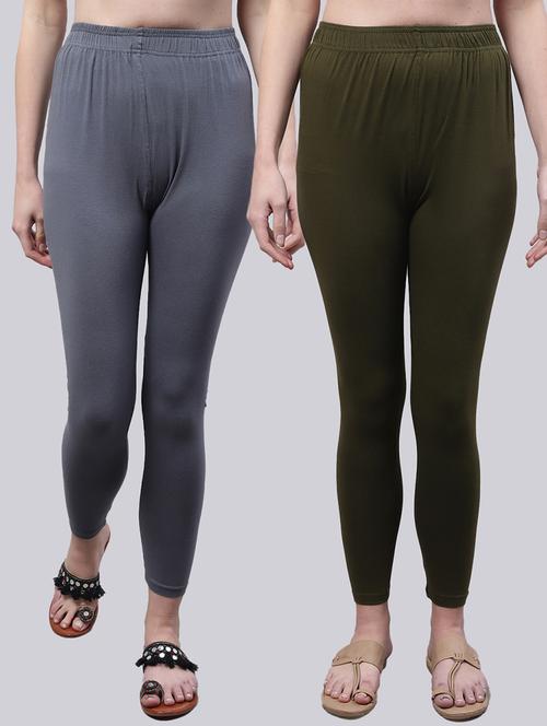 pack of 2 solid leggings - 20160403 - Standard Image - 0