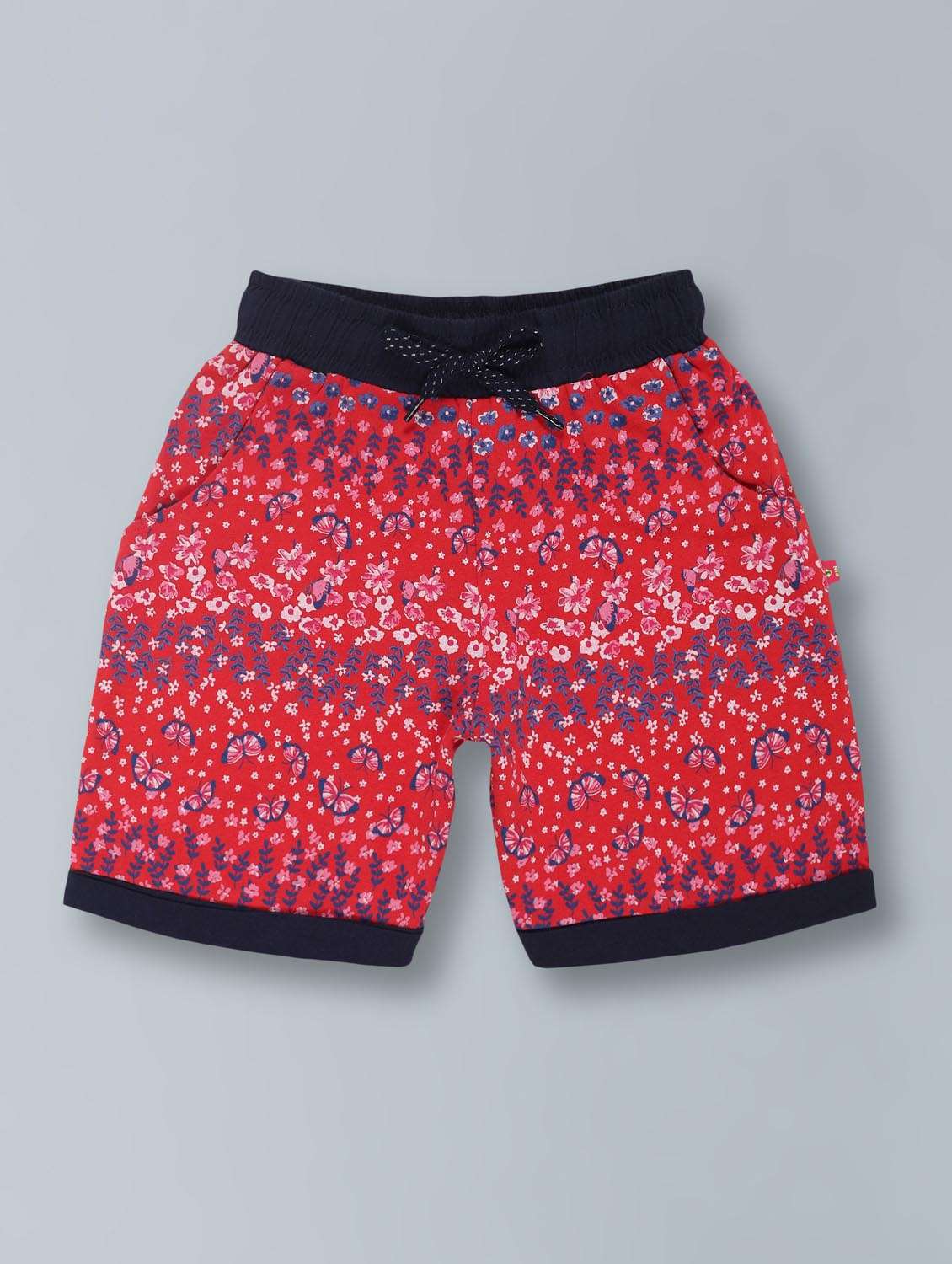 red printed shorts  - 20161608 -  Standard Image - 1