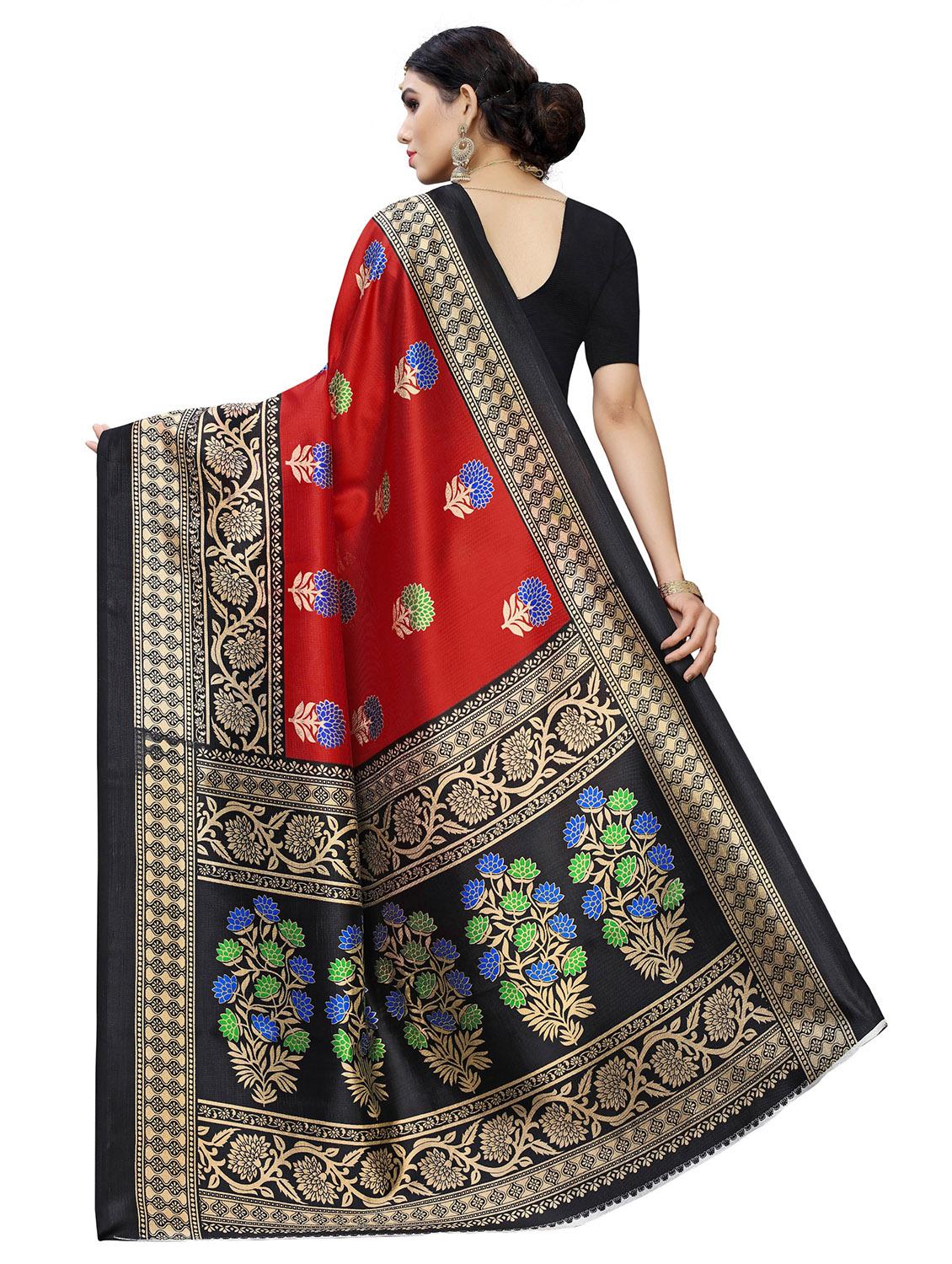women's banarasi saree with blouse - 20162314 - Standard Image - 1