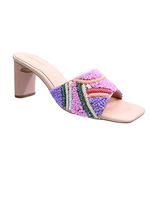 women slip on block heel sandal - 20162330 -  Standard Image - 0