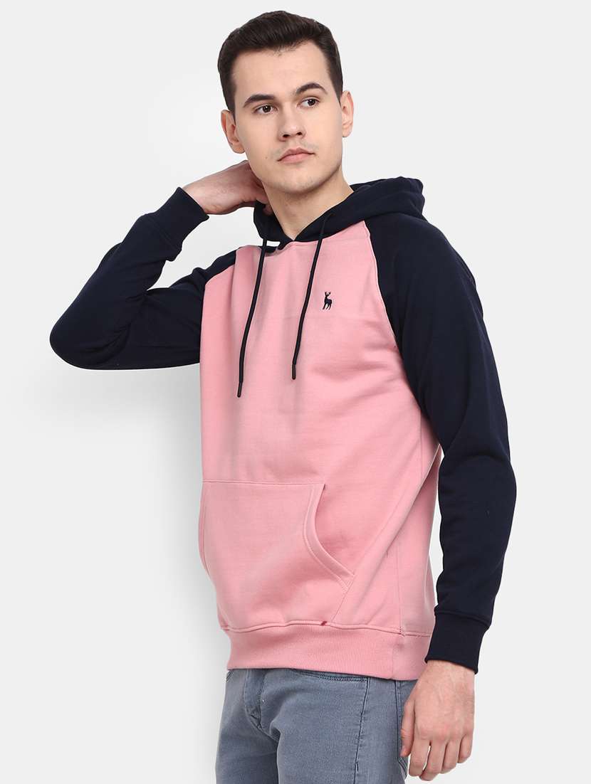mens color block sweatshirt - 20163862 -  Standard Image - 1
