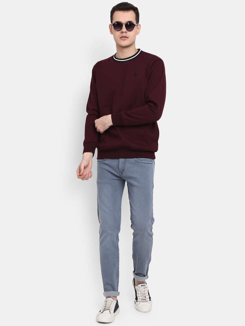 mens plain sweatshirt - 20163866 -  Standard Image - 4