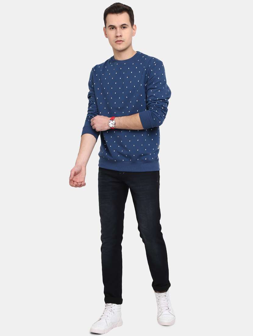 mens all over print sweatshirt - 20163872 - Standard Image - 4