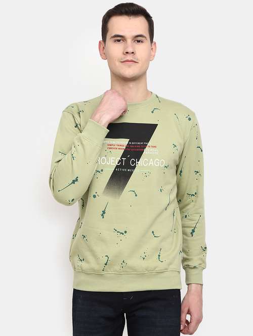 mens all over print sweatshirt - 20163876 -  Standard Image - 0