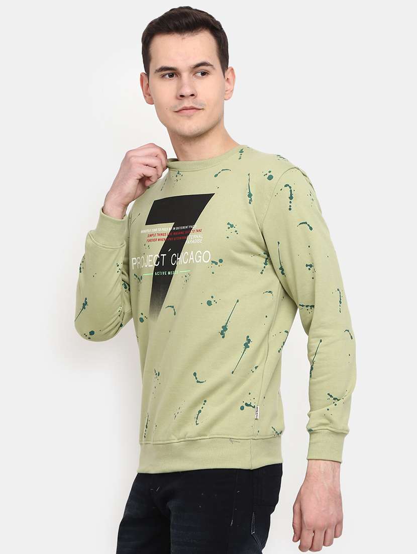 mens all over print sweatshirt - 20163876 -  Standard Image - 1